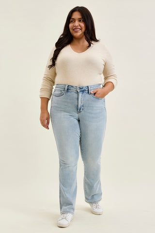 Daisy Tummy Control Bootcut Jeans (Standard) - PLUS