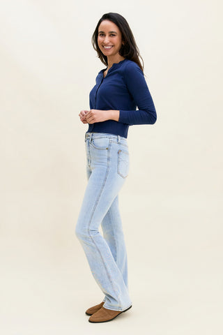 Daisy Tummy Control Bootcut Jeans (Long)