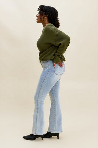 Daisy Tummy Control Bootcut Jeans (Short)