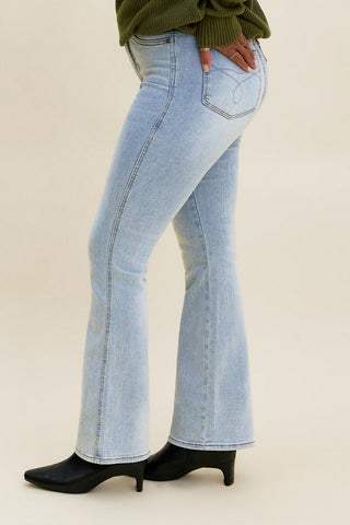 Daisy Tummy Control Bootcut Jeans (Short)
