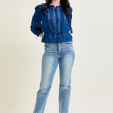 Kamila High Rise Tummy Control Straight Jeans