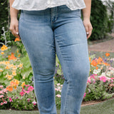 Kamila High Rise Tummy Control Straight Jeans - PLUS