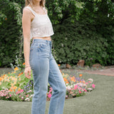 Kamila High Rise Tummy Control Straight Jeans