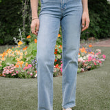 Kamila High Rise Tummy Control Straight Jeans