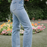 Kamila High Rise Tummy Control Straight Jeans