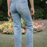 Kamila High Rise Tummy Control Straight Jeans