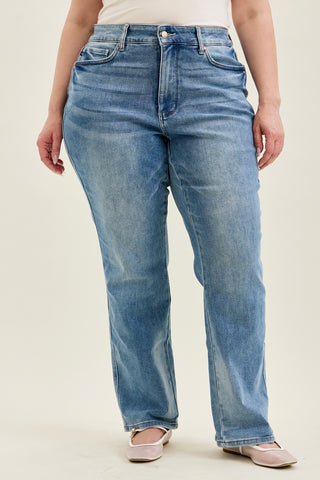 Kimberly Tummy Control Straight Jeans - PLUS
