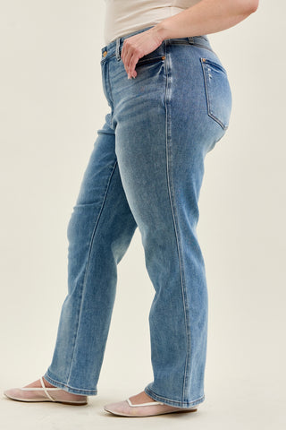Kimberly Tummy Control Straight Jeans - PLUS