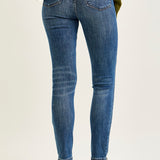 Freya Mid Rise Tummy Control Distressed Skinny