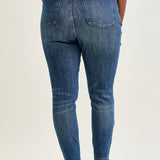 Freya Mid Rise Tummy Control Distressed Skinny - PLUS