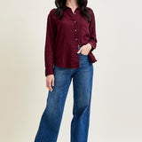 Claribel High Rise Tummy Control Retro Wide Leg Jeans