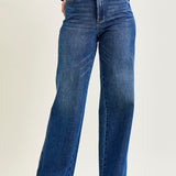 Claribel High Rise Tummy Control Retro Wide Leg Jeans