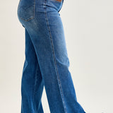 Claribel High Rise Tummy Control Retro Wide Leg Jeans - PLUS