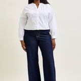 Claire High Rise Tummy Control Retro Wide Leg Jeans - PLUS