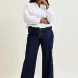 Claire High Rise Tummy Control Retro Wide Leg Jeans - PLUS