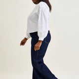 Claire High Rise Tummy Control Retro Wide Leg Jeans - PLUS