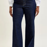 Claire High Rise Tummy Control Retro Wide Leg Jeans - PLUS