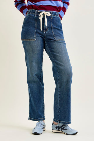 Lux Drawstring Wide Leg