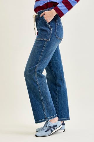 Lux Drawstring Wide Leg