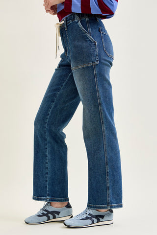 Lux Drawstring Wide Leg