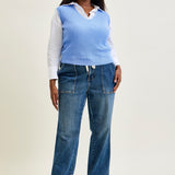 Blair High Rise Drawstring Wide Leg - PLUS