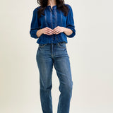 Alyson Mid Rise Tummy Control Vintage Straight Jeans