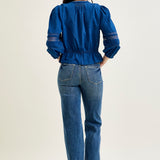 Alyson Mid Rise Tummy Control Vintage Straight Jeans