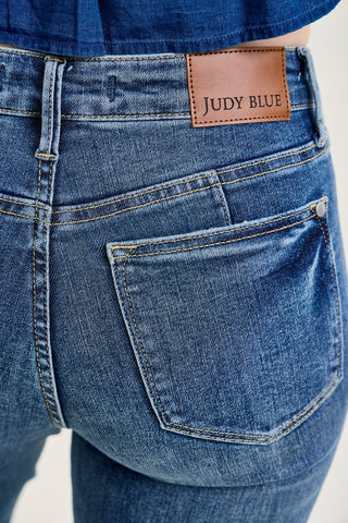 Alyson Mid Rise Tummy Control Vintage Straight Jeans