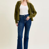 Karla High Rise Cargo Bootcut Jeans