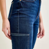 Karla High Rise Cargo Bootcut Jeans