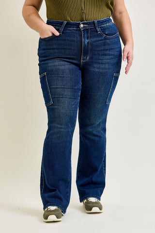 Daisy Cargo Bootcut Jeans - PLUS