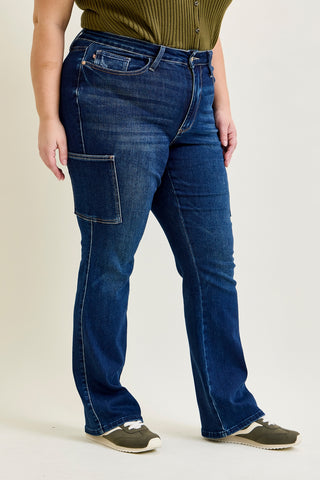 Daisy Cargo Bootcut Jeans - PLUS