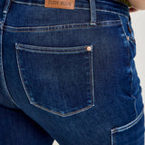 Karla High Rise Cargo Bootcut Jeans - PLUS