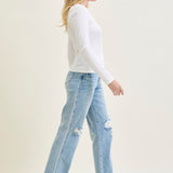 Laurel High Rise Rigid Magic 90's Straight Jeans