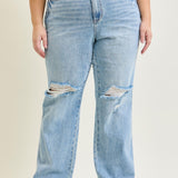Laurel High Rise Rigid Magic 90's Straight Jeans - PLUS