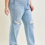 Laurel High Rise Rigid Magic 90's Straight Jeans - PLUS