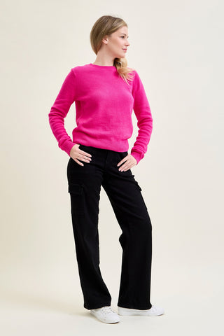 Krystal High Rise Cargo Wide Leg