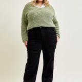 Krystal High Rise Cargo Wide Leg - PLUS