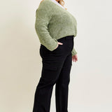 Krystal High Rise Cargo Wide Leg - PLUS