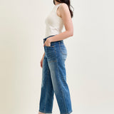 Georgia High Rise Utility Pockets Cropped Wide Leg