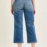 Georgia High Rise Utility Pockets Cropped Wide Leg