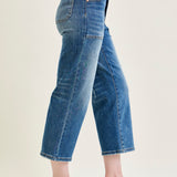 Georgia High Rise Utility Pockets Cropped Wide Leg
