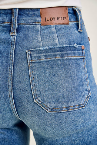 Georgia High Rise Utility Pockets Cropped Wide Leg