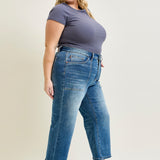 Georgia High Rise Utility Pockets Cropped Wide Leg - PLUS