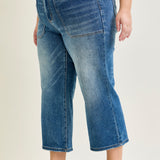 Georgia High Rise Utility Pockets Cropped Wide Leg - PLUS