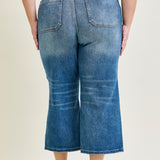 Georgia High Rise Utility Pockets Cropped Wide Leg - PLUS