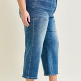 Georgia High Rise Utility Pockets Cropped Wide Leg - PLUS