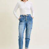 Darlene High Rise Cuffed Cargo Jogger