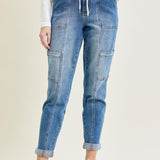 Darlene High Rise Cuffed Cargo Jogger