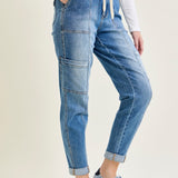 Darlene High Rise Cuffed Cargo Jogger